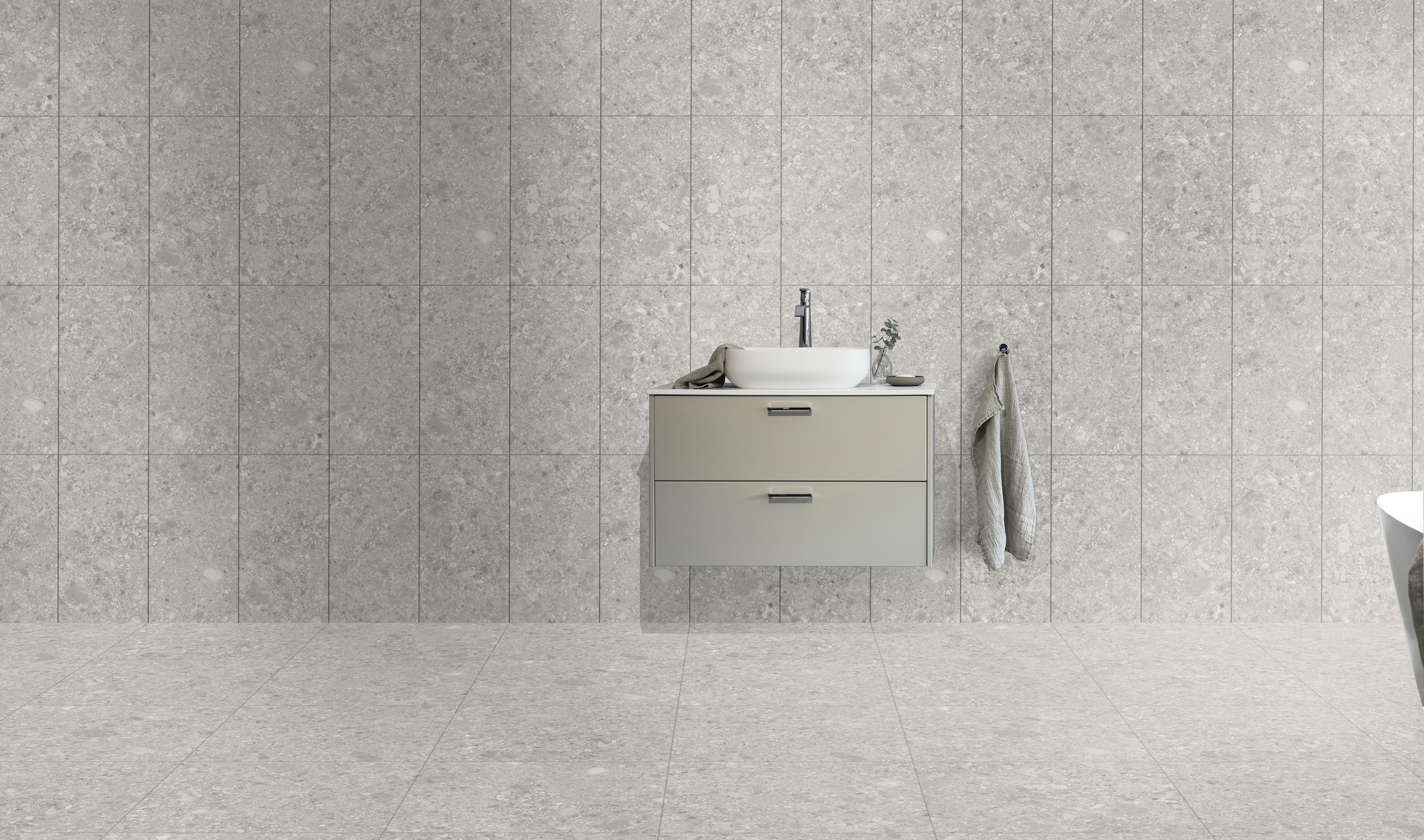 Badrum Rak Ceppo Design Grey V30x60 G60x60