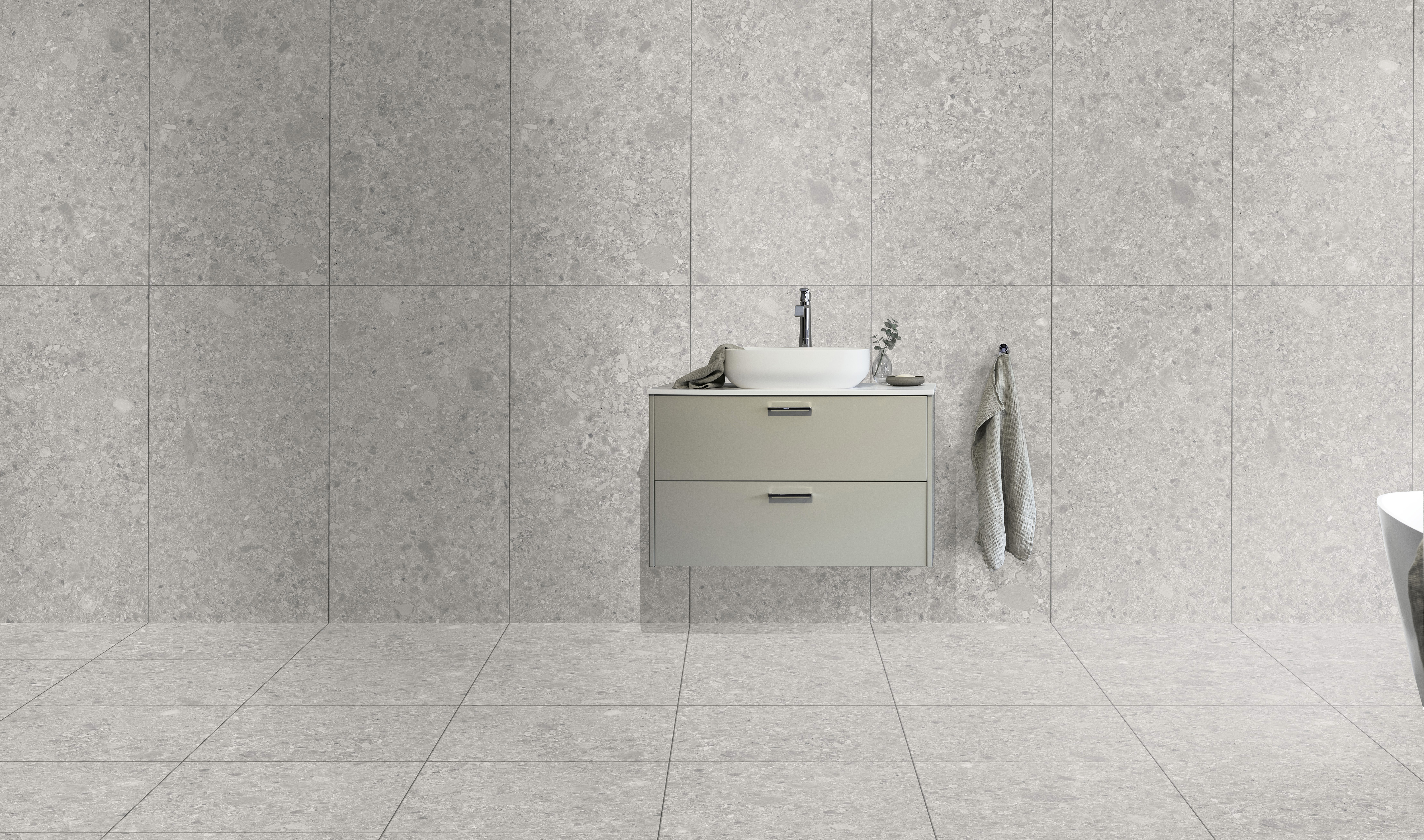 Badrum Rak Ceppo Design Grey V60x120 G60x60