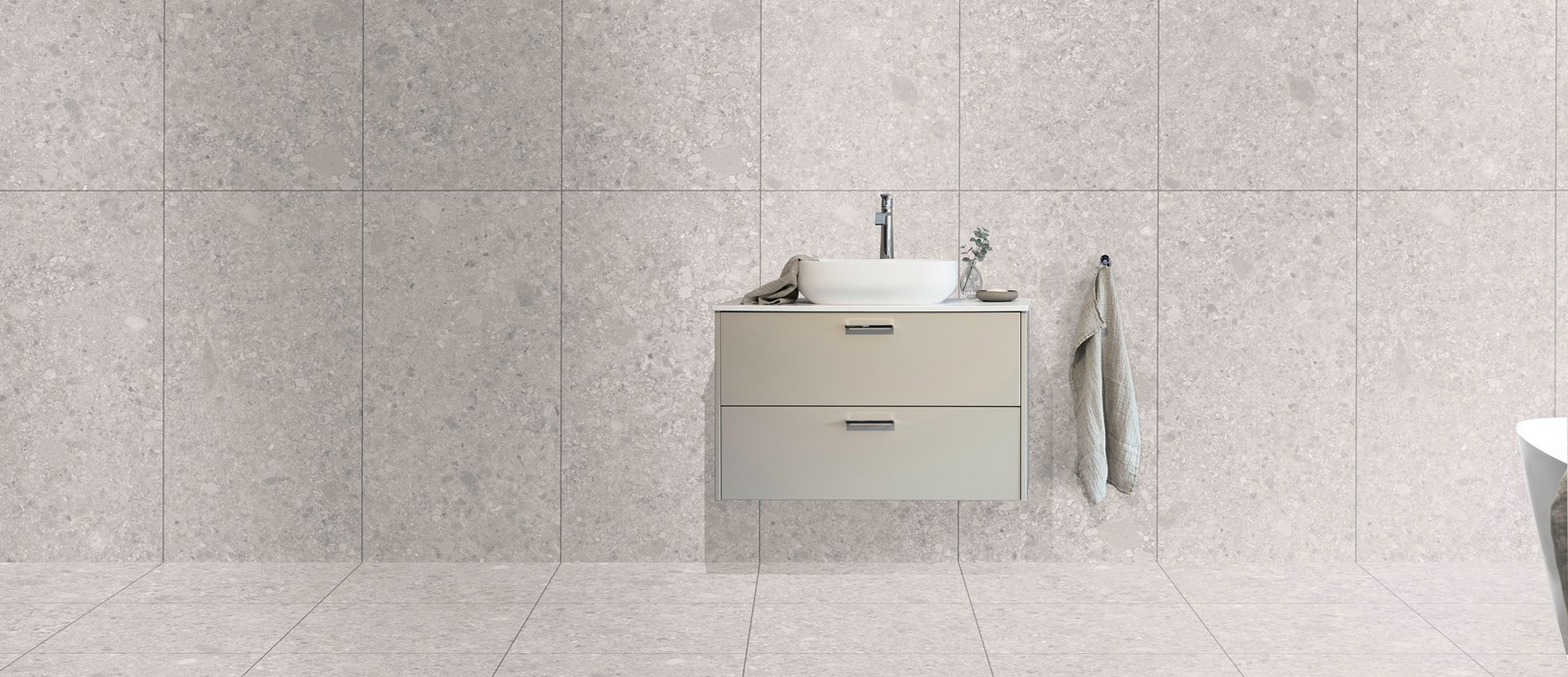 Badrum Rak Ceppo Design Grey V60x120 G60x60