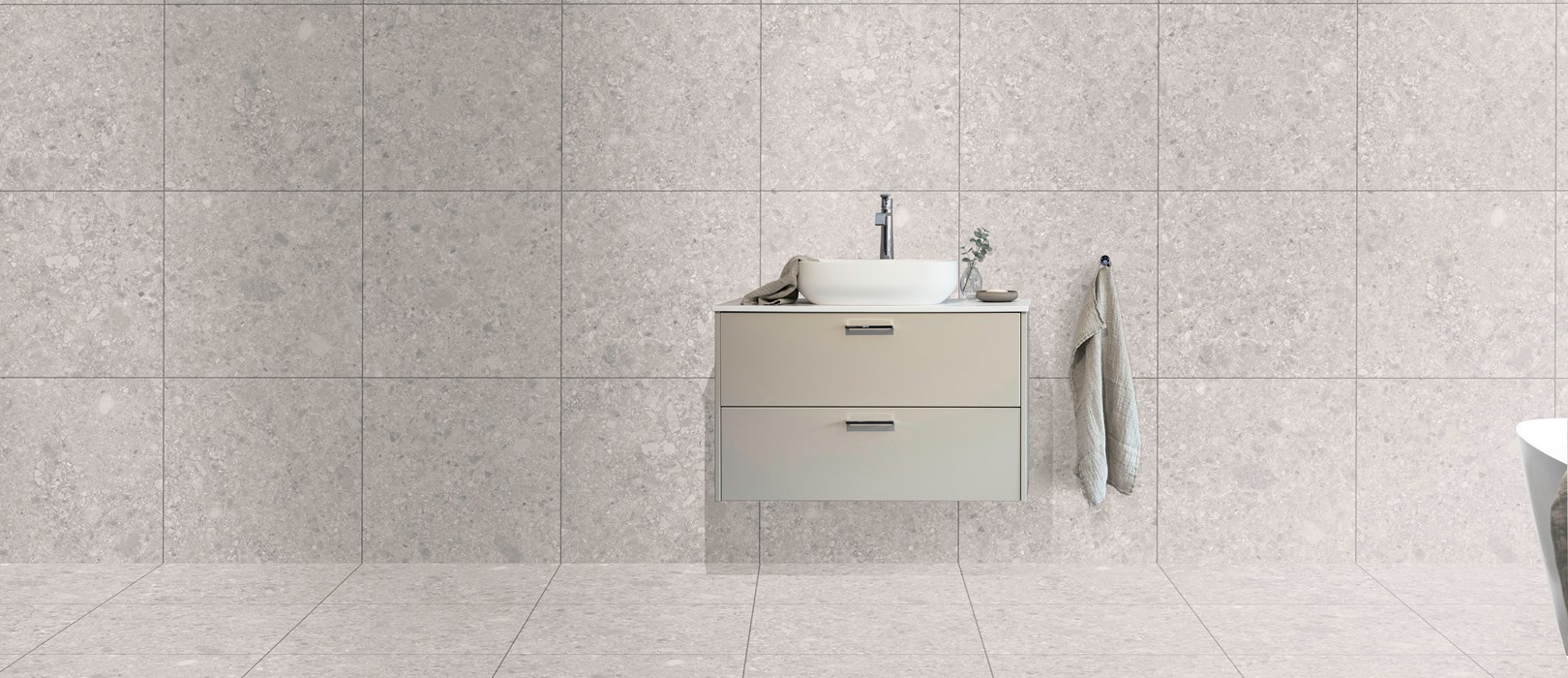 Badrum Rak Ceppo Design Grey V60x60 G60x60