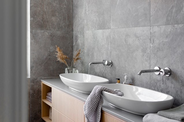 Everest Grey 368012 Badrum Komod Liggande Vinkel